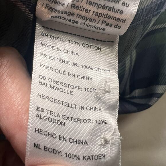 UNTUCKit Shirt Size XL Green Blue Plaid Wrinkle Free Tempranillo Button LS 40326 - Picture 13 of 13